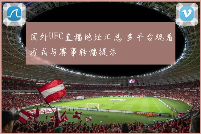 国外UFC直播地址汇总 多平台观看方式与赛事转播提示