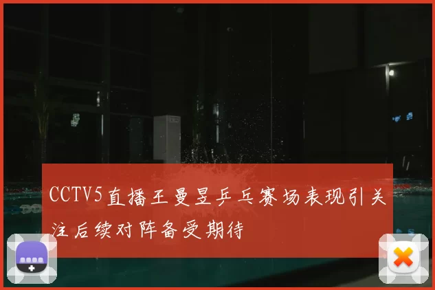 CCTV5直播王曼昱乒乓赛场表现引关注后续对阵备受期待