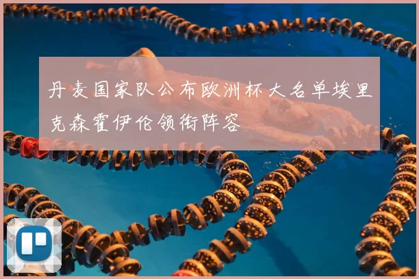 丹麦国家队公布欧洲杯大名单埃里克森霍伊伦领衔阵容